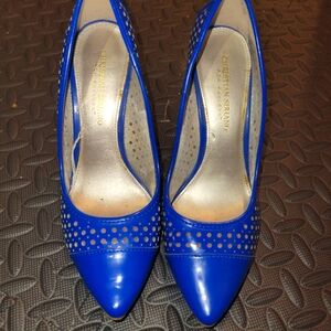 Cobalt Blue Women's Heels size 7.5!